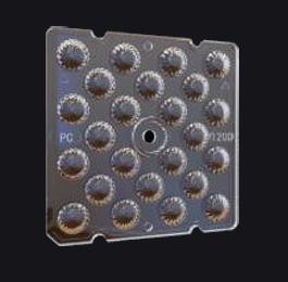 24 ב 1 גבוה - עדשה אופטית יעילות לתאורת שטח